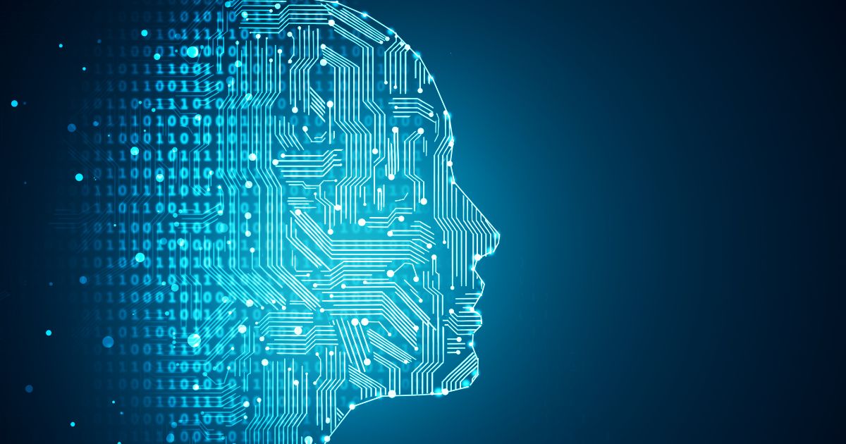 Ai data forms human face profile