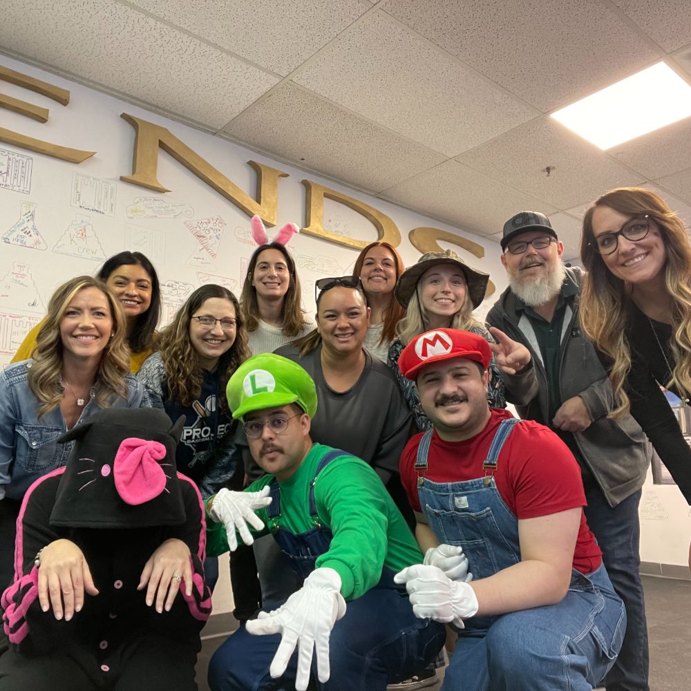 Escape room winning team