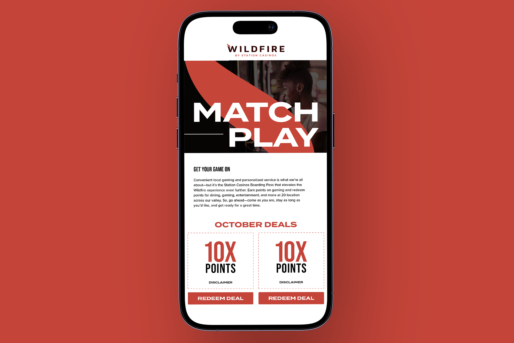 Wildfire mobile gaming offer