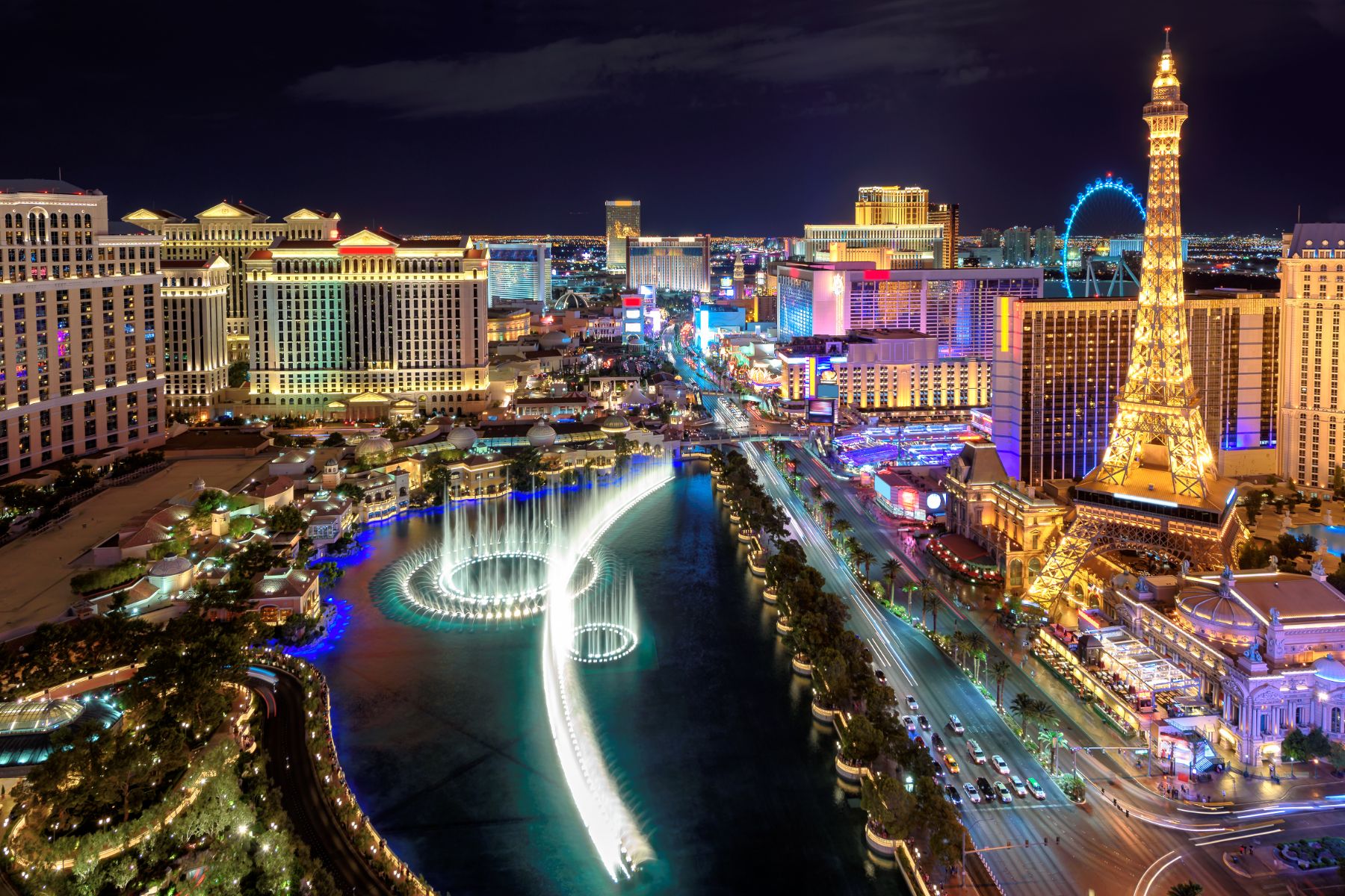 Las Vegas Strip at night