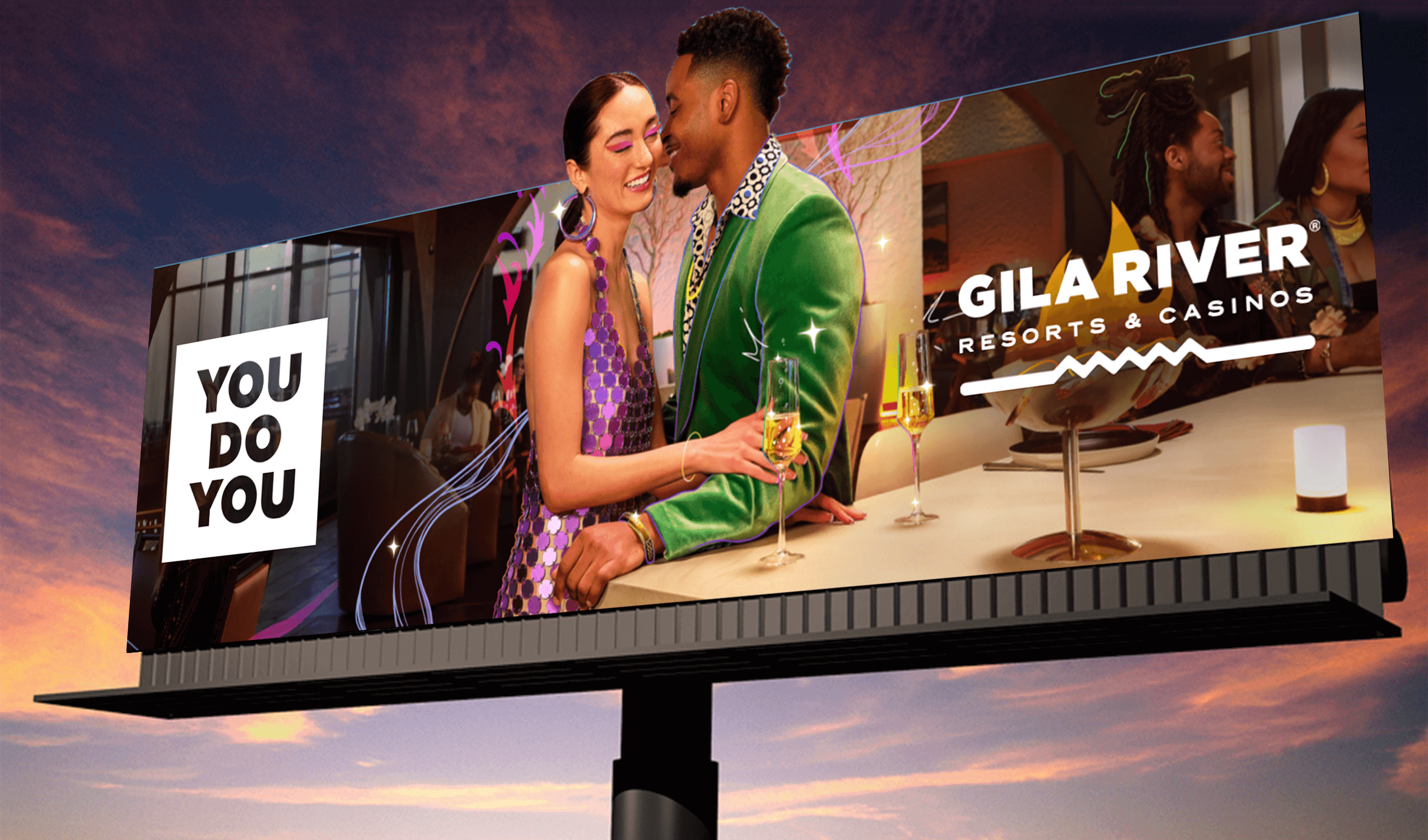 You Do You dining outdoor billboard