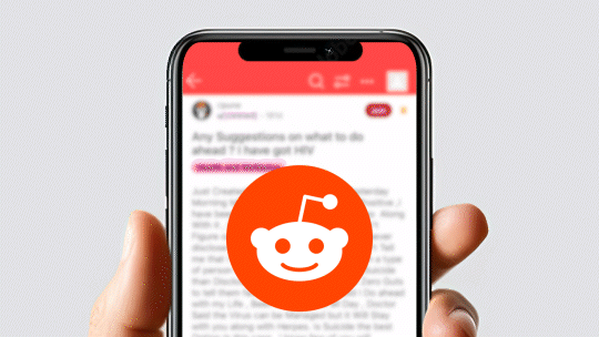 Reddit ad example on a smart phone