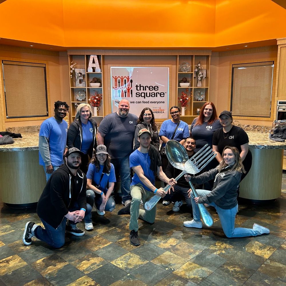 Volunteering at Three Square Food Bank